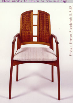 Quilted Mahagony chair