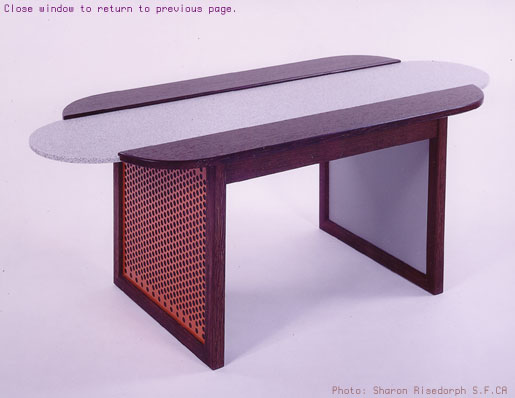 corian and wenge table