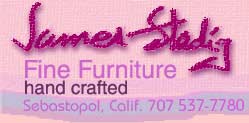 James Stadig handcrafted furniture